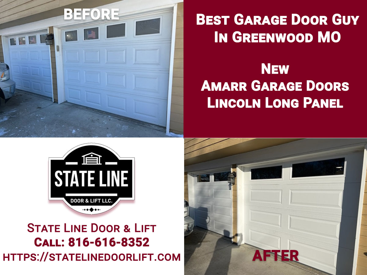 Amarr garage door installation in Greenwood MO
