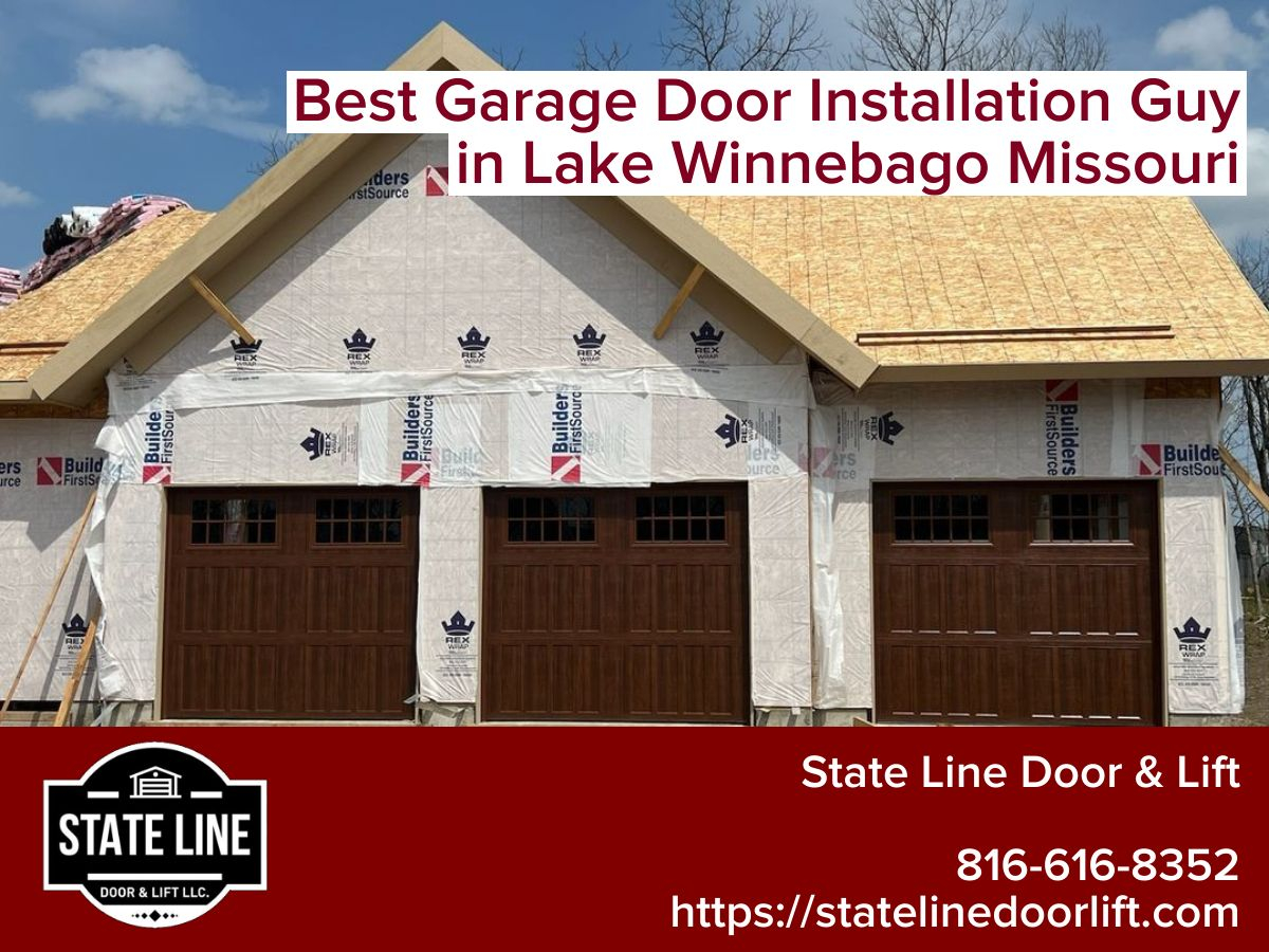 Garage door service in Lake Winnebago MO